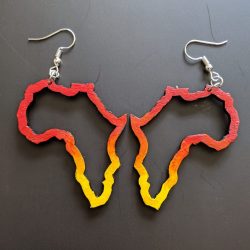 Africa Sunset Earrings (Outline)